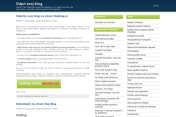 zBench theme site design template sample