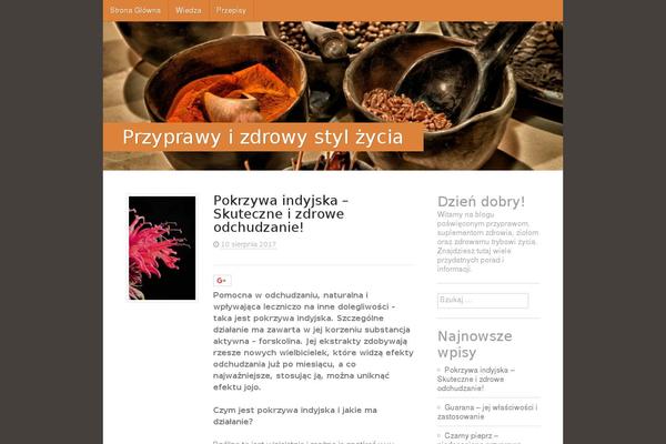 najlepszeprzyprawyswiata.pl site used BlogBell