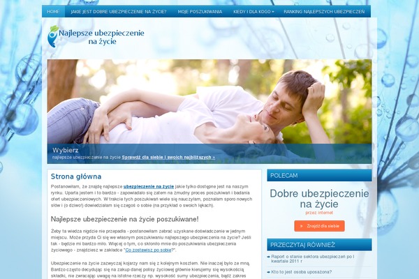 najlepszeubezpieczenienazycie.pl site used Ehealth