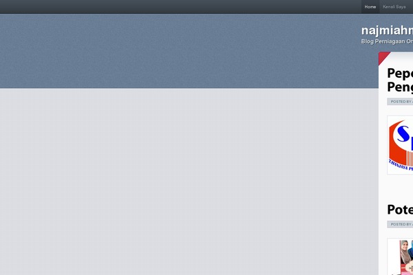 Horcrux theme site design template sample