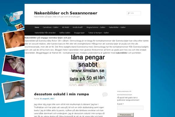 Twenty Eleven theme site design template sample