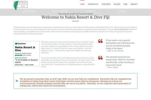 Site using Simple Weather plugin