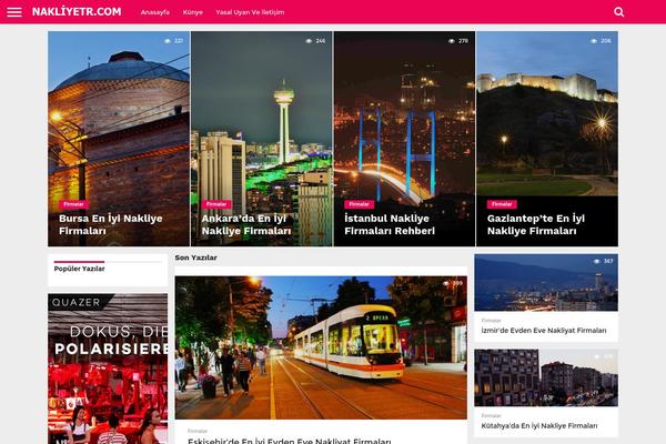 Flex Mag theme site design template sample