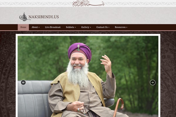 Islamic theme site design template sample