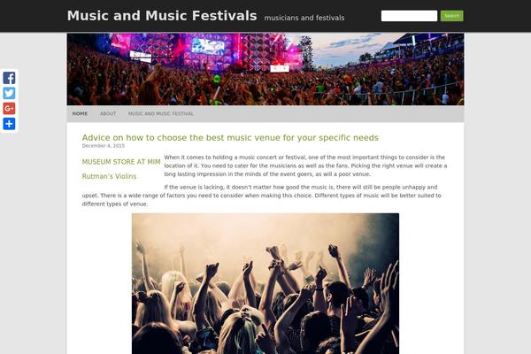 RCG Forest theme site design template sample