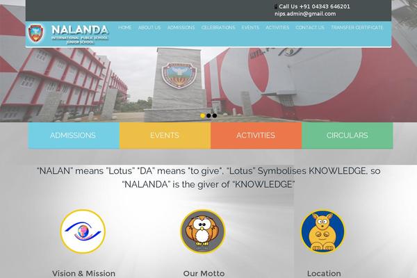 Site using Vina-text-widget plugin