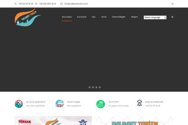 TravelTour theme site design template sample