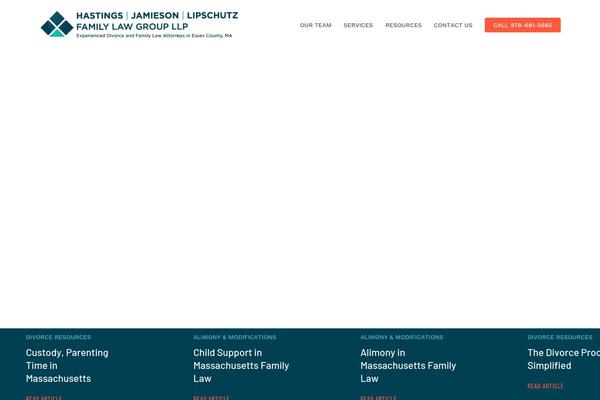 Salient Child theme site design template sample