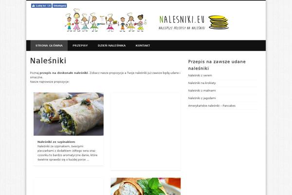Restaurant Recipe theme site design template sample