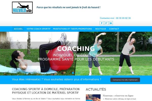 OnePress theme site design template sample
