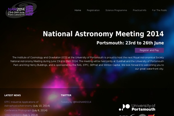 nam2014.org site used Fdm-theme3.0