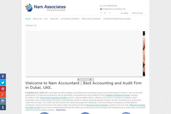 Site using Fuse Social Floating Sidebar plugin
