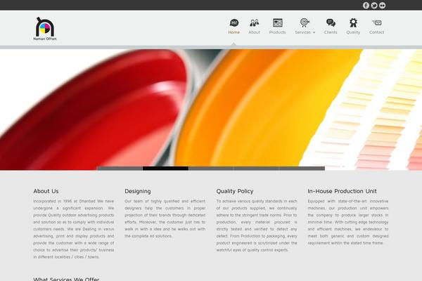 Celestino theme site design template sample