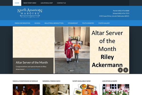 Outreach Pro theme site design template sample