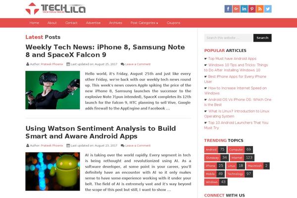 Site using Breeze plugin