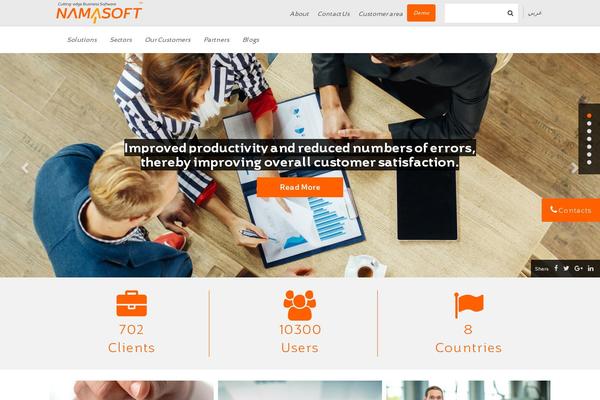 namasoft.com site used Namasoft