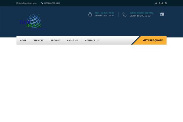 Logiscargo theme site design template sample