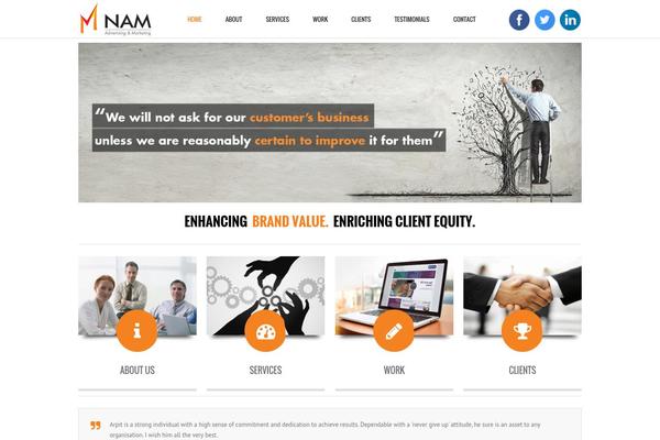 Subway theme site design template sample