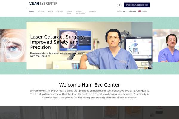 Medical Doctor theme site design template sample