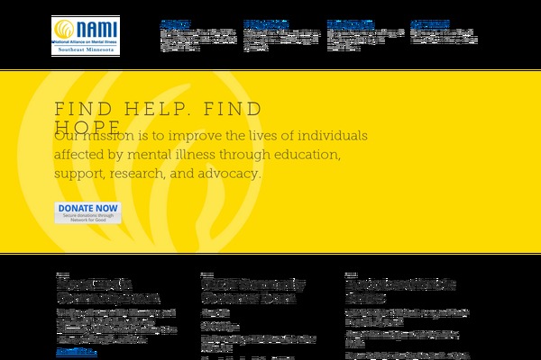 namisemn.org site used Nami