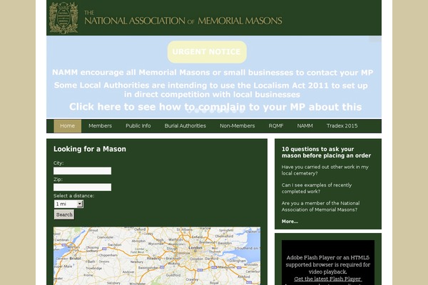 Site using FAQ plugin