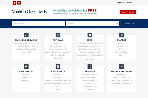 Site using Nextend Twitter Connect plugin