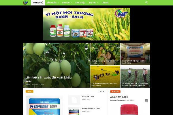 NewsMag theme site design template sample