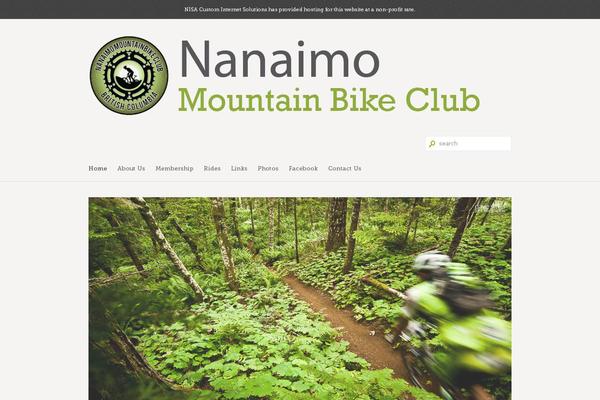 Nature theme site design template sample