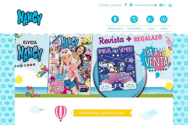 NANCY theme site design template sample