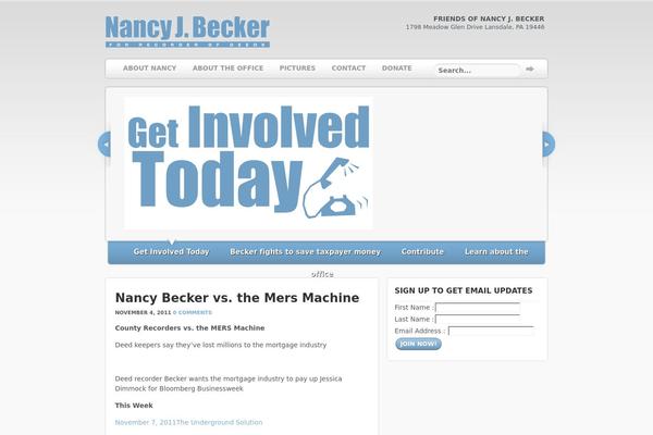 Delegate theme site design template sample