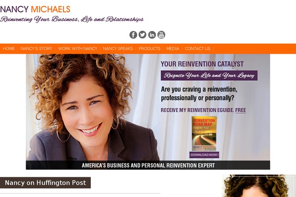 NANCY theme site design template sample