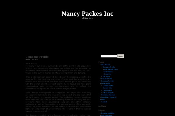 nancypackesinc.com site used Blackbox