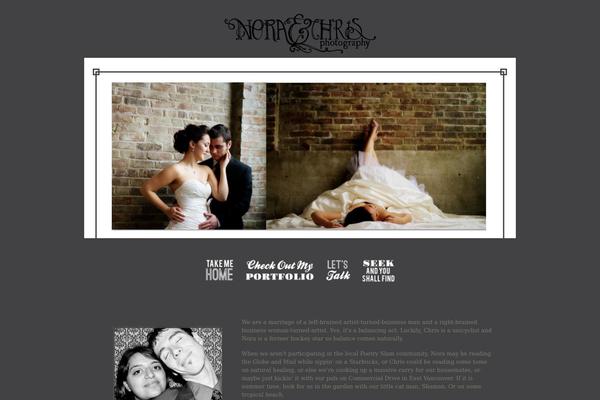 Prophoto4 theme site design template sample