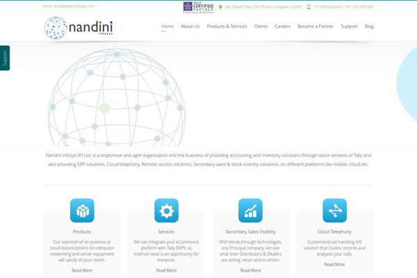 Fortis7 theme site design template sample