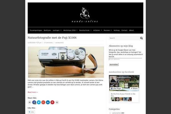 Canyon theme site design template sample