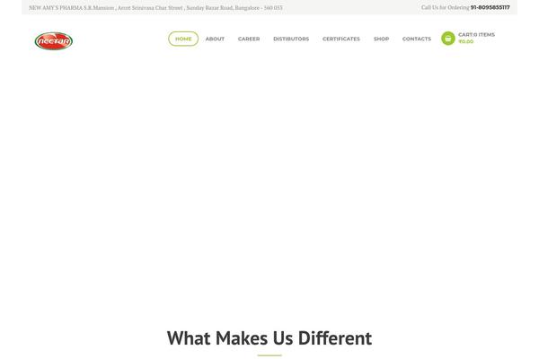 Sunnyjar theme site design template sample