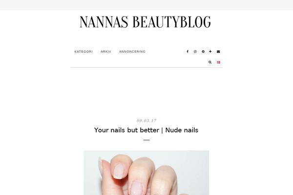 nannasbeautyblog.dk site used Bloggersdelight