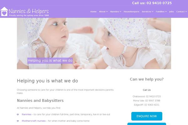 Jobify-child theme site design template sample