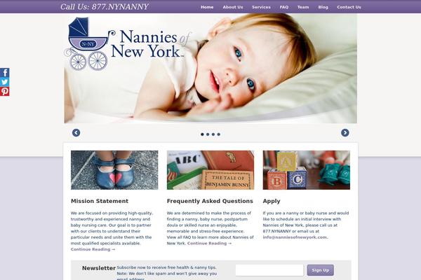 Cascadia theme site design template sample