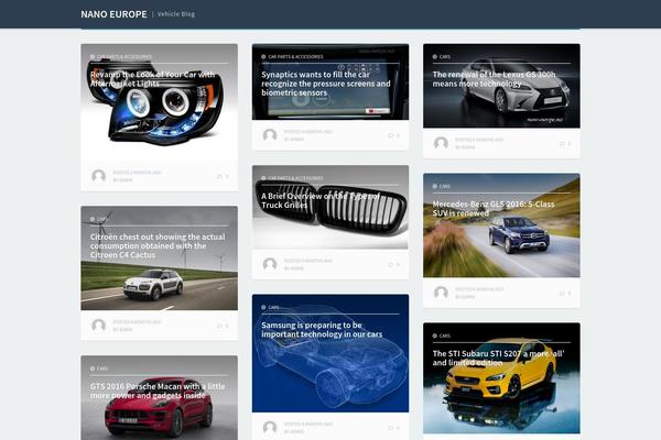 tdMacro theme site design template sample