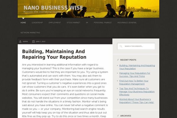 Streamline theme site design template sample