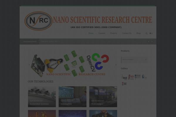 Home theme site design template sample
