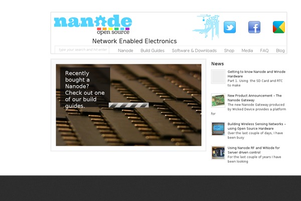 nanode.eu site used Freshshop