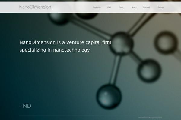 Nd theme site design template sample