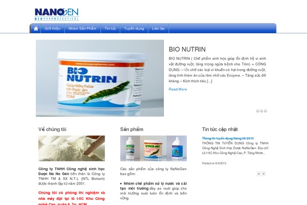 nanogenpharma.vn site used Barely-corporate