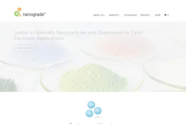 Nano theme site design template sample