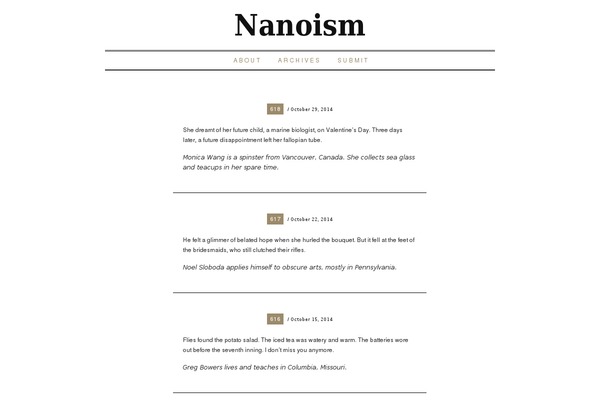 nanoism.net site used Nanopress