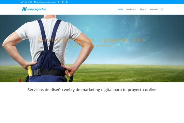 Divi-hijo theme site design template sample