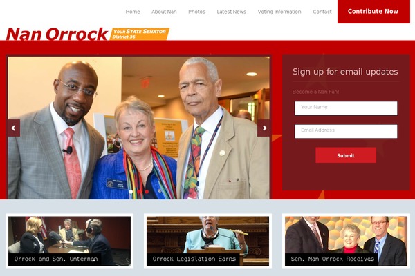 Political Press theme site design template sample