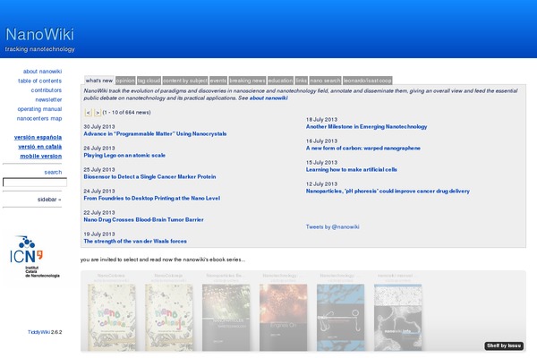 DynaBlue theme site design template sample
